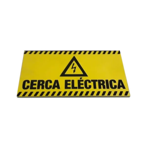 Cartel de advertencia reglamentario