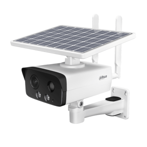 Cámara IP Bullet 4G con Panel Solar y Batería/ 4MP IR: 50 m Audio bidireccional Starlight DH-IPC-HFW2431DG-4G-SP-LA-B