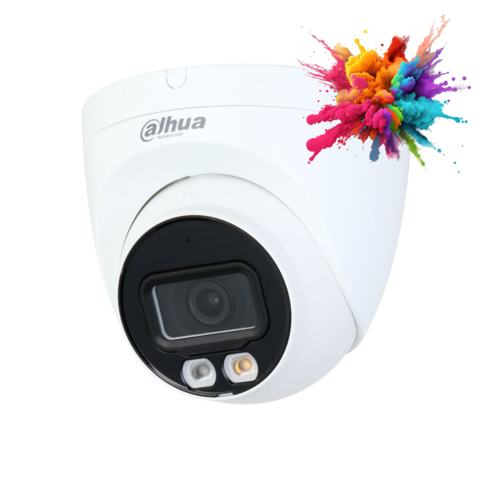 Cámara IP domo FullColor 2 MP lente 2.8 mm DH-IPC-HDW2249T-S-IL